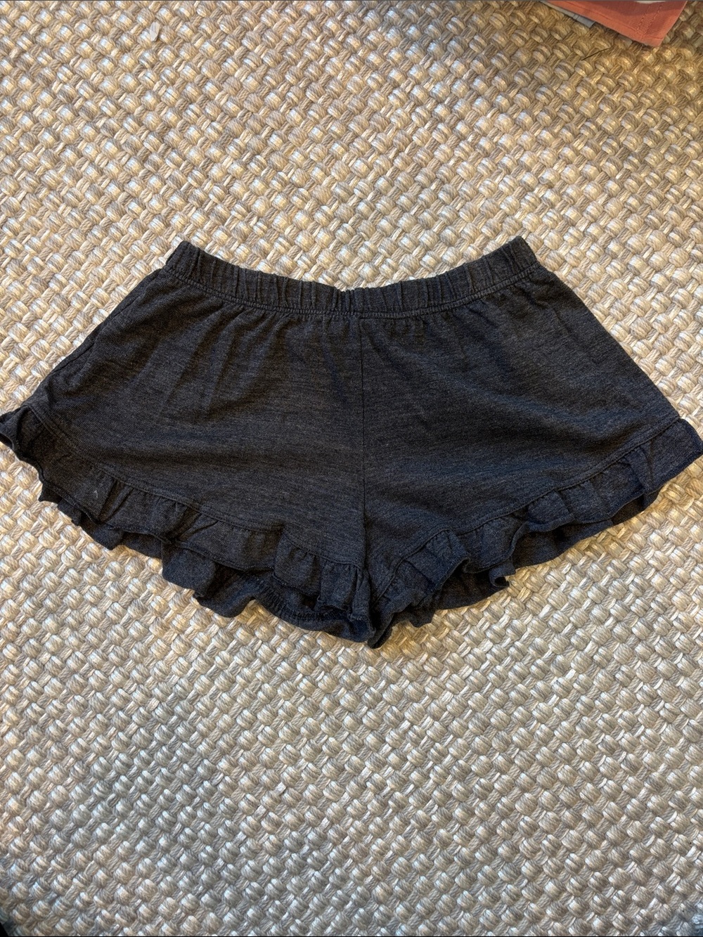 So Nikki Black Ruffle Hem Girls' Shorts
